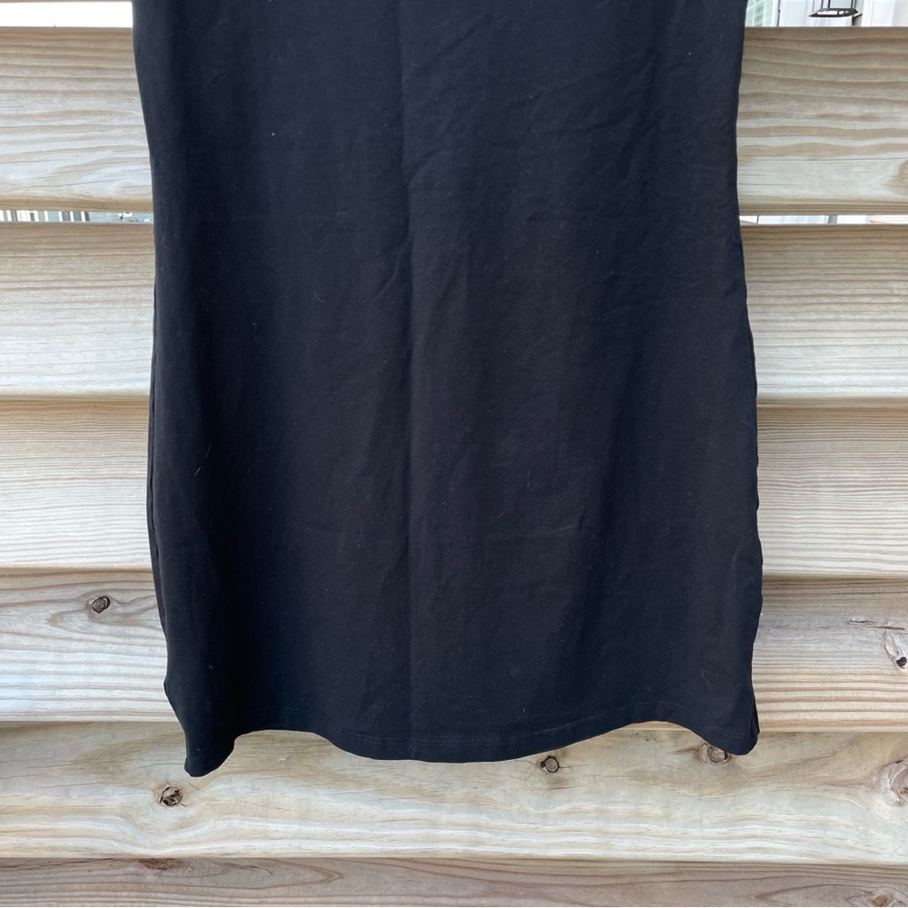 Adidas black short sleeve logo dress Girl 13-14Y - Picture 8 of 10